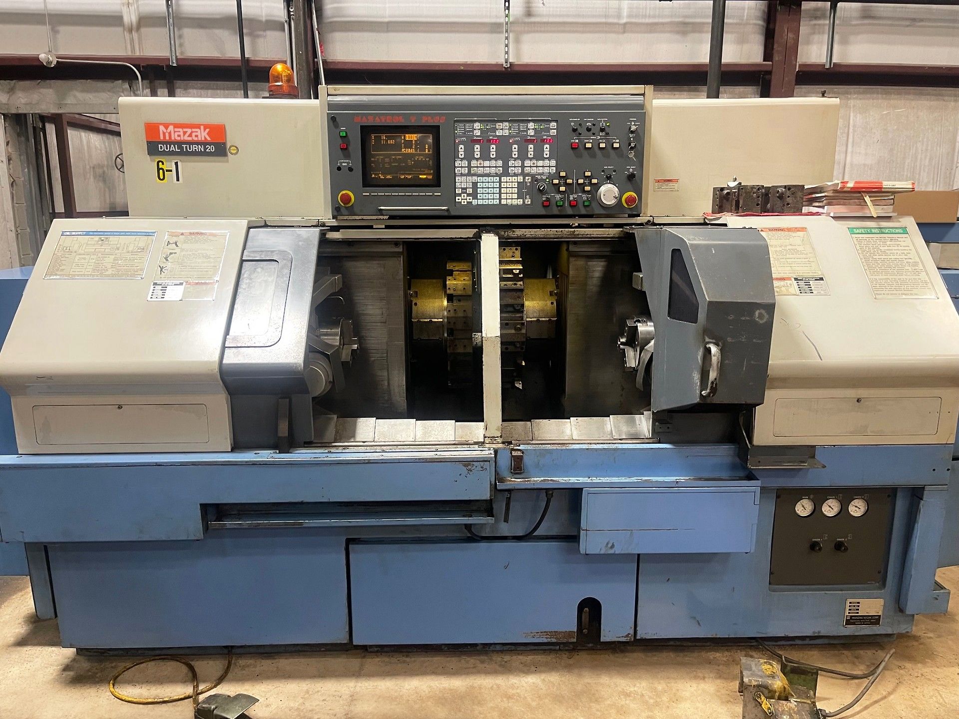 山中 Used MAZAK DUAL TURN 20 CNC Lathe #13713